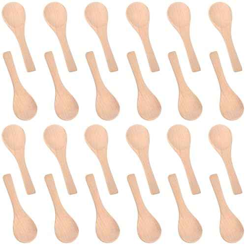24 Pcs Small Wooden Spoons (24 Count)