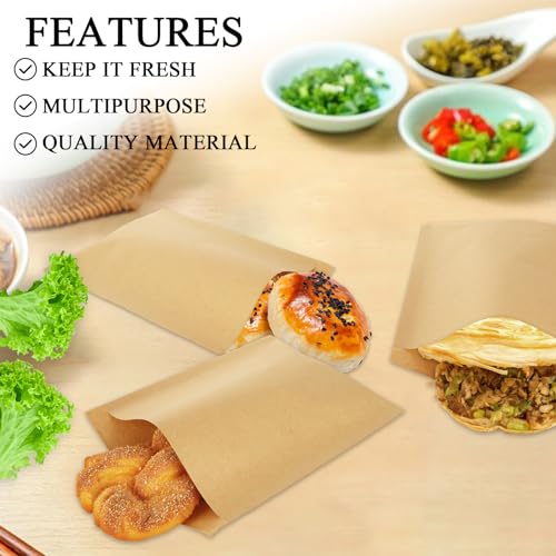 Wax Paper Sandwich Bags 8x6 inch Wax Paper Bags for Food (800 Count)