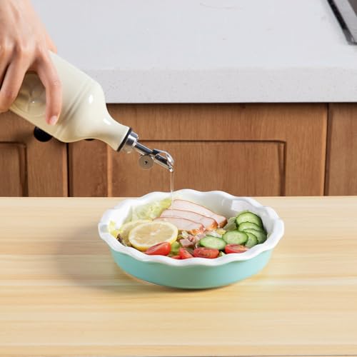 Sweejar 16 Oz Ceramic Olive Oil Dispenser Bottle