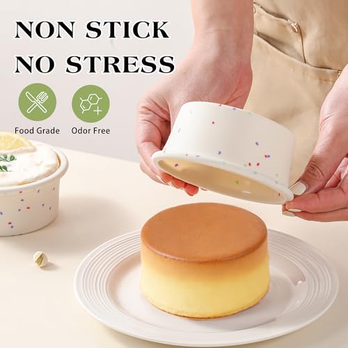 4 Inch Silicone Round Cake Pans