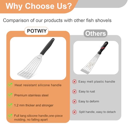 Fish Spatula Stainless Steel