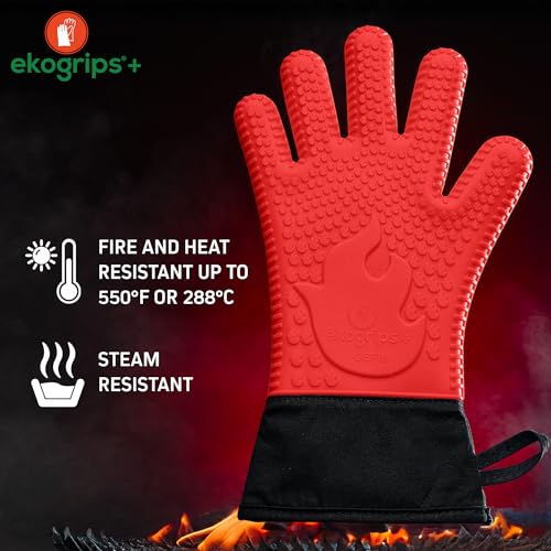Ekogrips Plus Oven Gloves with Fingers (2 Count)