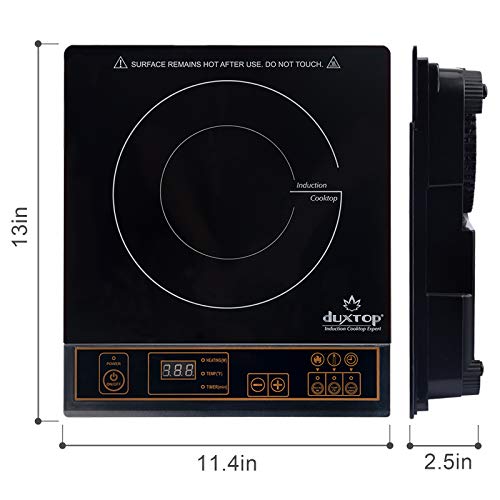 1800W Portable Induction Cooktop Countertop Burner