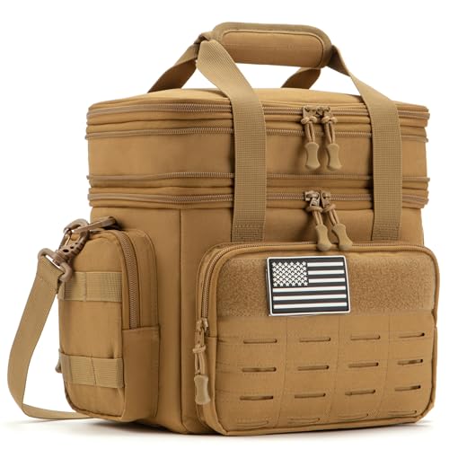 Tactical Lunch Box for Men Expandable 18L Heavy Duty Military Insulated Cooler Bag