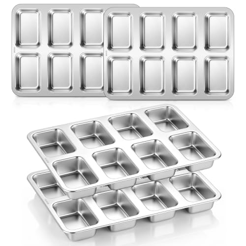 8 Cavity Small Loaf Pan (4 Count)