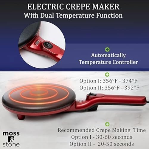 Red Electric Crepe Maker