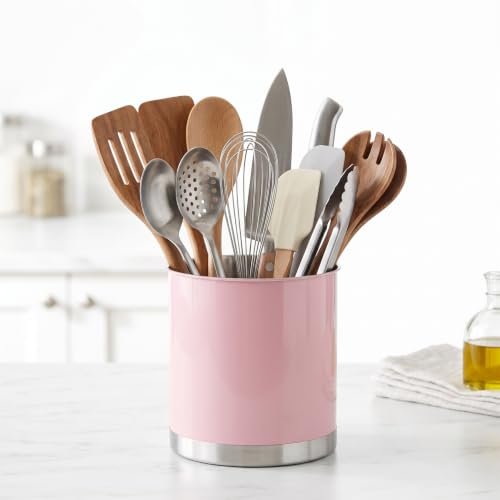Stainless Steel Utensil Crock with Anti