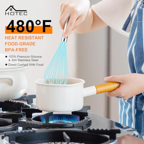 4 Pieces Silicone Whisks Set