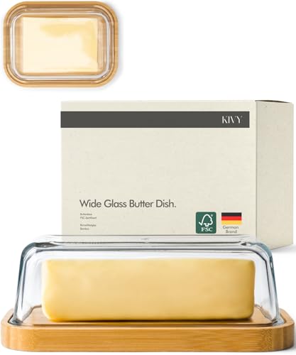 Large Butter Dish with Lid