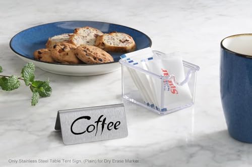 Stainless Steel Table Tent Sign (2 Count)