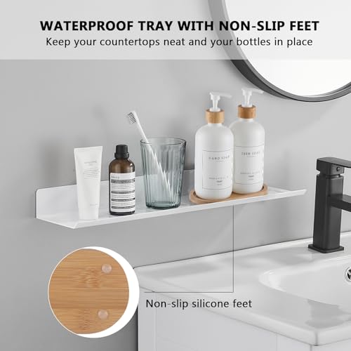 White Glass Soap Dispenser (2 Count)