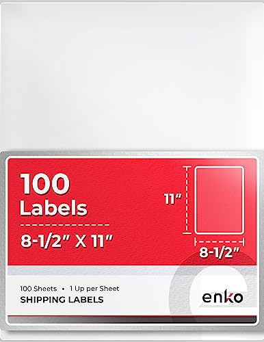 8-1/2 x 11 in 100 Address, Mailing and Business Sticker Labels (110 Count)