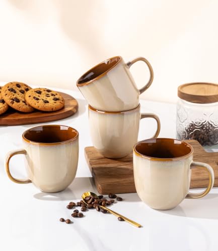 Ceramic Coffee Mugs Set of 6 (6 Count)