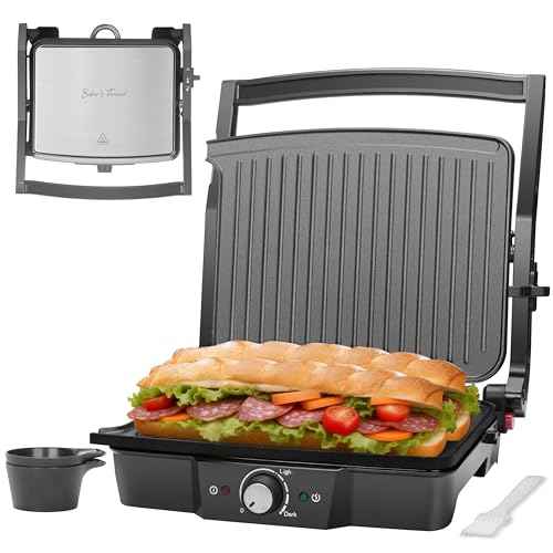 Baker’s Friend Panini Grill Press Sandwich Maker