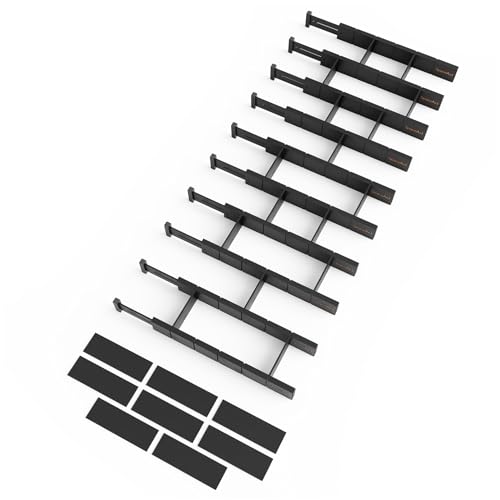 Bamboo Drawer Dividers with Inserts and Labels