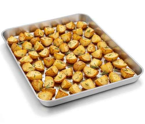Non Toxic 16x12IN Stainless Steel Baking Sheet Jelly Roll Pan