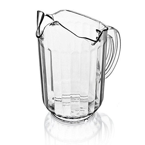 Resturant Grade Polycarbonate Plastic Water Pitcher (12 Count)