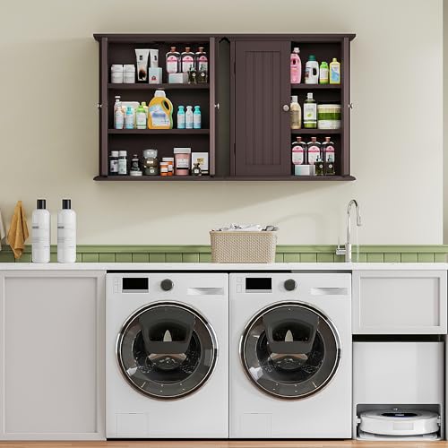 Bathroom Wall Cabinet with 2 Doors