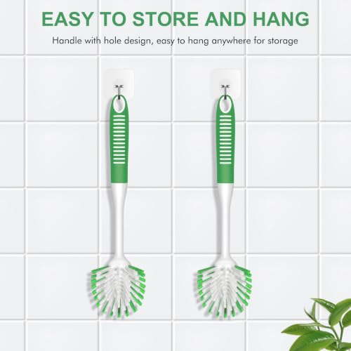 Dish Brush with Handle (2 Count)