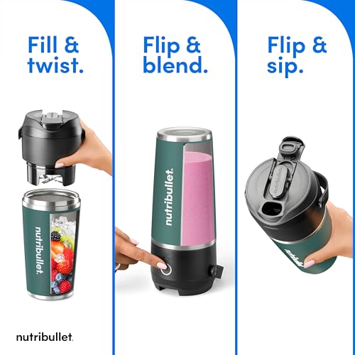 Flip Portable Blender with Insulated Cup