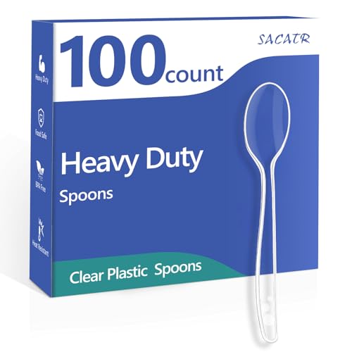 100 Count Plastic Spoons