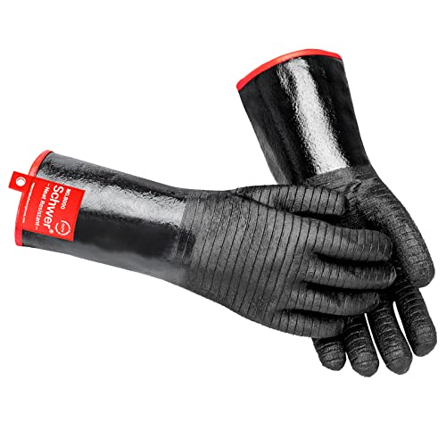 Heat Resistant BBQ Glove for Oven & Fryer Smoker (2 Count)