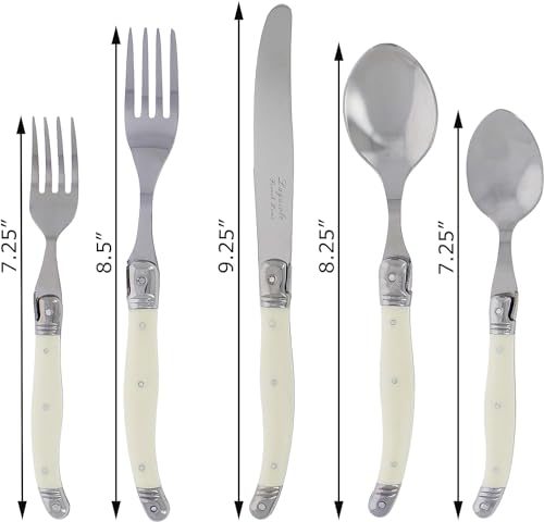 Laguiole 20 Piece Stainless Steel Flatware Set
