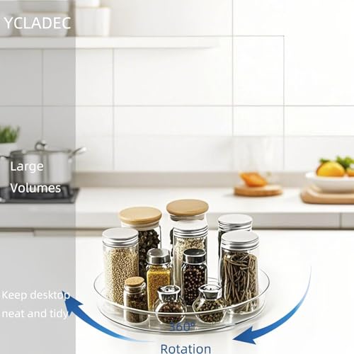 2 Pack Lazy Susan 9.25" Turntable Rotating Spin Organizer Storage