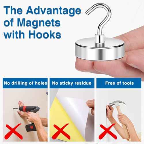 Magnetic Hooks for Cruise Essentials 2026 Cabins Door 25 P (25 Count)