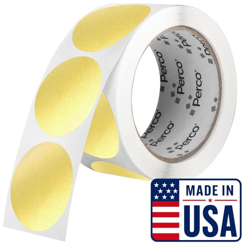 Metallic Gold Round Circle Dot Sticker 2