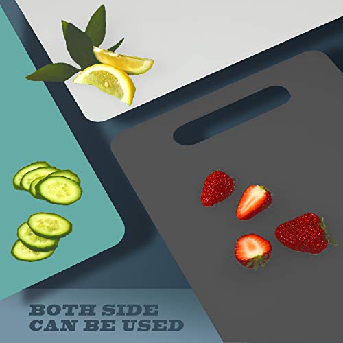 Plastic Utility Cutting Board with Handles