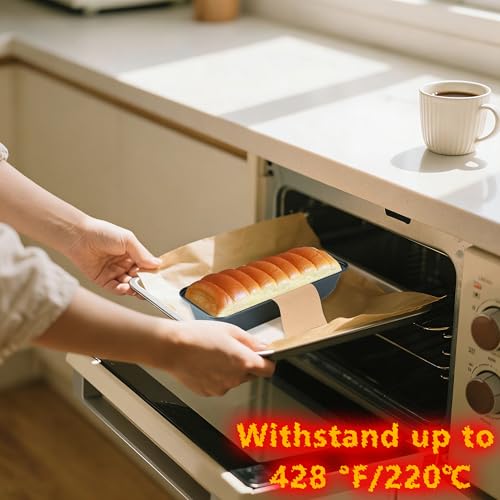 100 Pcs 13x5 in Loaf Pan Liners for Baking Bread Pan Parchment Paper (100 Count)