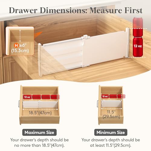 6" Tall Drawer Dividers (12 Count)