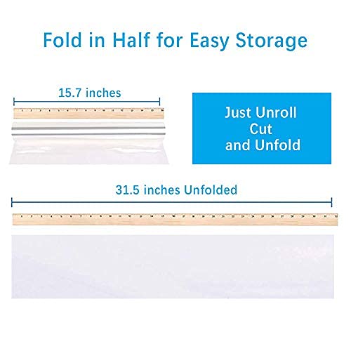 220ft Clear Cellophane Wrap Roll (577.5 Sq Ft)