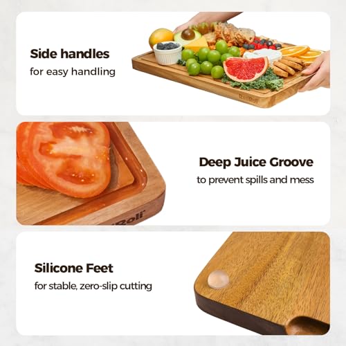 Acacia Wood Cutting Board for Kitchen