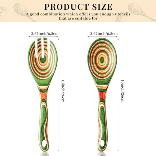 Pakkawood Wooden Salad Server Set