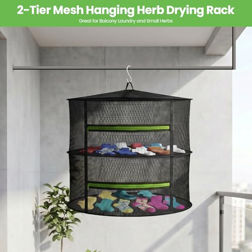 2 Layer Herb Drying Rack Hanging