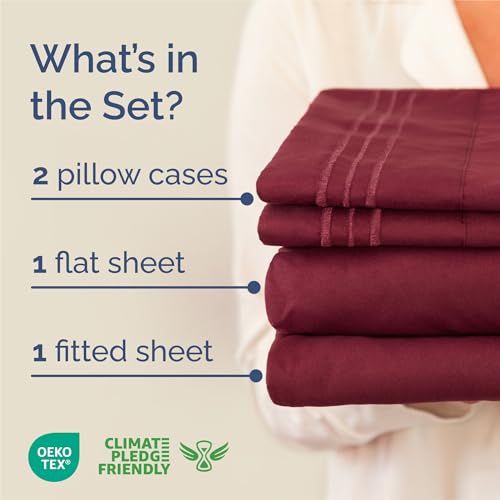 King Size 4 Piece Sheet Set