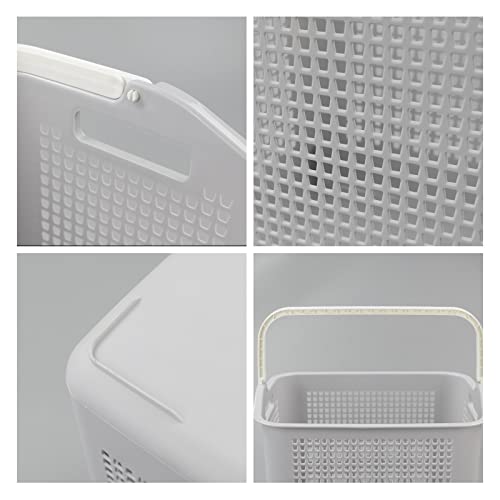 4 Pack 35 L Plastic Laundry Hamper (4 Count)