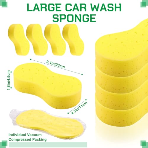 24 Pack Car Wash Sponges Large Sponges Bulk Big All (24 Count)