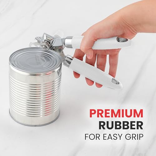 Heavy Duty Stainless Steel Can Opener Manual with Large Bottle Opener