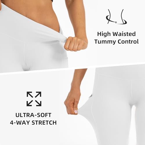 Butt Lifting High Waist Leggings for Women Buttery Soft Yoga Pants with Pockets Moisture