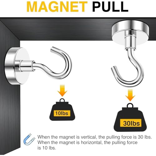 Magnetic Hooks (6 Count)