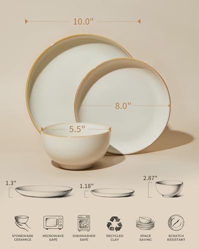 Ceramic Dinnerware Sets for 6