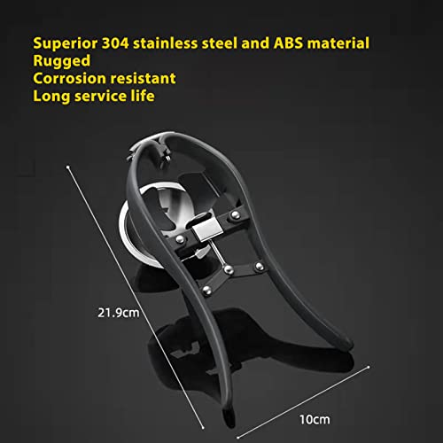Egg Cracker Automatic Stainless Steel Egg Opener Eggshell Cutter Tool Egg Yolk White Separator Egg Cracking Tool for Baking Cake
