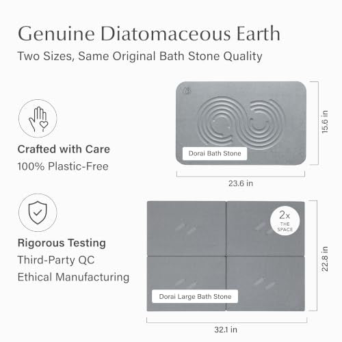 Home Stone Bath Mat (2.55 Sq Ft)