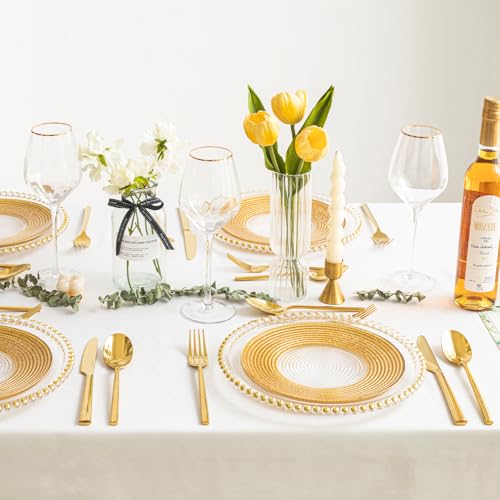 Gold Silverware Set for 12 (60 Count)