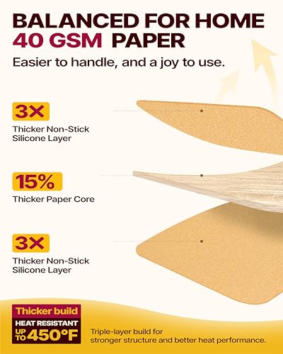 12x16 Inch Parchment Paper Sheets 360PCS (360 Count)
