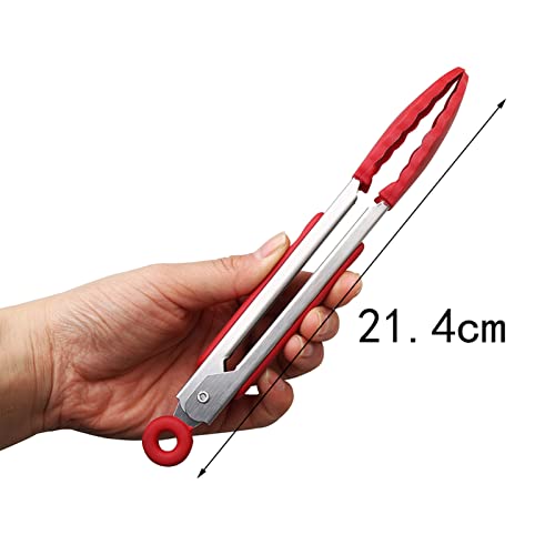 4Pcs Silicone Tongs