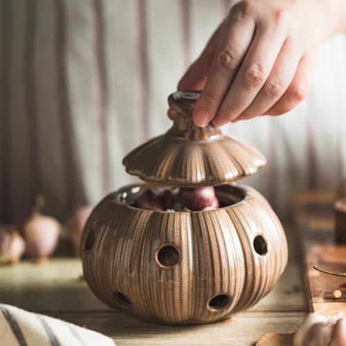 Large Garlic Keeper Storage for Counter